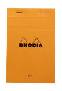 Rhodia Notizblock 110x170 geh lin 80Bl ora