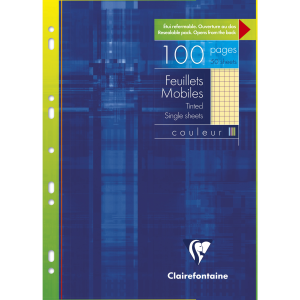 Clairefontaine Ringbucheinlagen A4 kar 50 Bl gelb