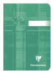 Clairefontaine Heft Oktav A6 blanco 48Bl
