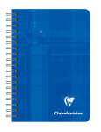 Clairefontaine Notizheft 9x14 kariert m Spirale 50Bl