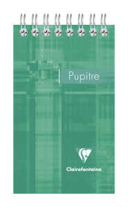 Clairefontaine Spiralblock 7,5x12 kariert 60Bl