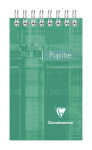Clairefontaine Spiralblock 7,5x12 liniert 60Bl