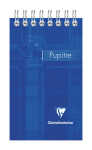 Clairefontaine Spiralblock 7,5x12 liniert 60Bl
