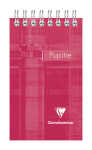 Clairefontaine Spiralblock 7,5x12 liniert 60Bl