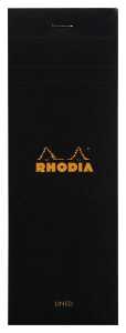 Rhodia Notizblock 74x210 geh lin 80Bl sw