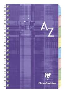 Clairefontaine Regbuch BlancTab Spi kar 11x17 48Bl