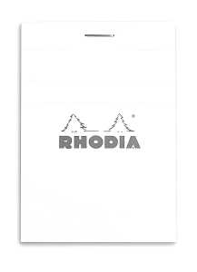 Rhodia Block Rhodia White A7 kar 80Bl