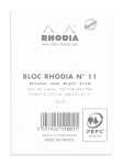 Rhodia Block Rhodia White A7 kar 80Bl