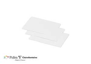 Clairefontaine Karte Mini 70x95 Pollen weiss