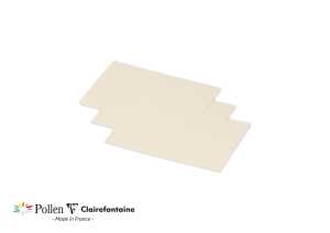 Clairefontaine Karte Mini 70x95 Pollen elfenbein