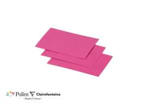 Clairefontaine Karte Mini 70x95 Pollen fuchsia