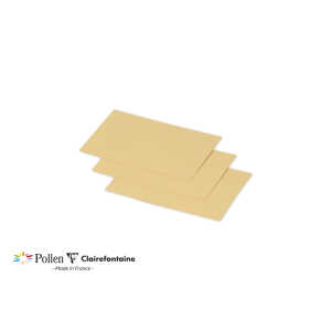 Clairefontaine Karte Mini 70x95 Pollen karamel