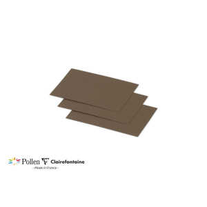 Clairefontaine Karte Mini 70x95 Pollen braun