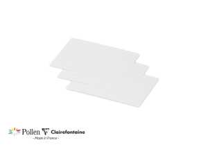 Clairefontaine Karte Mini 70x95 Pollen perl-weiss