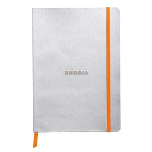 Rhodia  Flex Nbuch A5 L 72Bl Silber