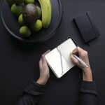 Rhodia Webnotebok SILVER 9x14 96Bl DOT elf