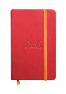 Rhodia Book Rhodiarama A6 96Bl blanko mohnrot
