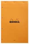 Rhodia Notbl A4 geh mperf gel lin m Rd 80Bl