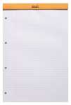 Rhodia Notbl A4 geh mperf gel lin m Rd 80Bl