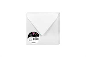 Clairefontaine Umschlag 120x120 perl weiss