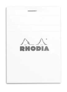 Rhodia Block Rhodia White 85x120 kar 80Bl