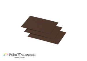 Clairefontaine Karte Mini 70x95 Pollen schoko