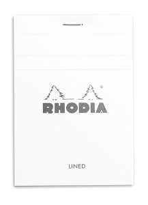 Rhodia Block Rhodia White 85x120 lin 80Bl
