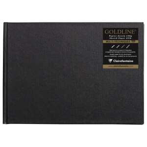Clairefontaine Skizzenb Goldlin A5 Q 140g 64Bl elf