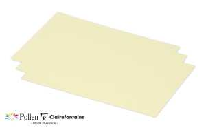 Clairefontaine Karte C5 Pollen 210g Kanarigelb