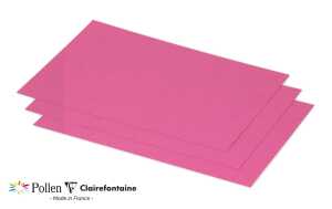 Clairefontaine Karte C5 Pollen 210g fuchsia