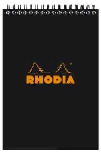 Rhodia Notizblock A5 Doppel kar 80Bl schw