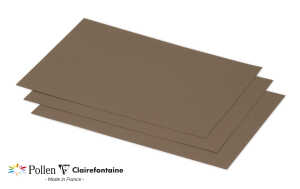 Clairefontaine Karte C5 Pollen 210g braun