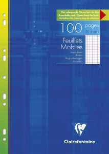 Clairefontaine Ringbucheinlagen A4 kar 50 Bl