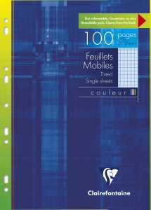 Clairefontaine Ringbucheinlagen A4 kar 50Bl blau