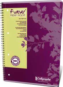 Clairefontaine Collegeblock A4 Forever kar 80Bl