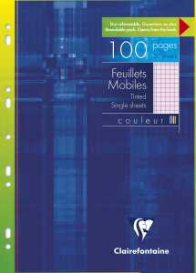 Clairefontaine Ringbucheinlagen A4 kar 50 Bl rosa
