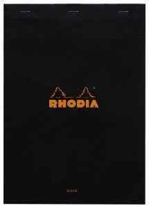 Rhodia Notizblock A4 geh blank 80Bl sw