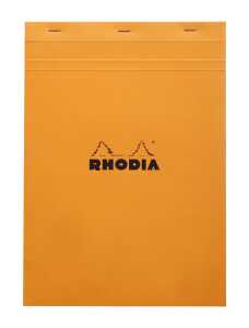 RHODIA Notizblock No. 18, DIN A4, k ariert, orange (8017034)