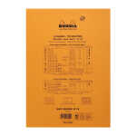 RHODIA Notizblock No. 18, DIN A4, k ariert, orange (8017034)