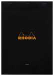 Rhodia Notizblock A4 geh lin Rd 80Bl schw