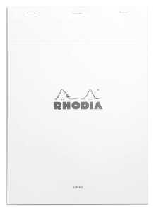 Rhodia Block Rhodia White A4 lin 80Bl