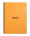 Rhodia Notebook A4+ lin mRd 80Bl orange