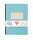 Clairefontaine 1951 Kladde A5 liniert 96Bl sort