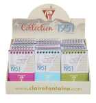 Clairefontaine Spiralbl.-1951 7,5x12,7/60Bl lin so