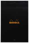 Rhodia Notizbl A4+ geh mperf lin m Rd 80Bl schw