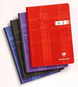 Clairefontaine Registerbuch A5 gebunden liniert 96Bl