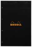 RHODIA Notizblock No. 20, DIN A4+, kariert, schwarz...