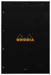 Rhodia Notizbl A4+ mperf lin m Rd 80Bl sw