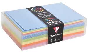 Clairefontaine K-Set 5St 40K+40U 114x162 Früh sort