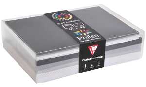 Clairefontaine K-Set 5St 40K+40U 90x140 Wint sort